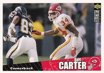 Dale Carter Kansas City Chiefs 1996 Upper Deck Collector's Choice NFL #366